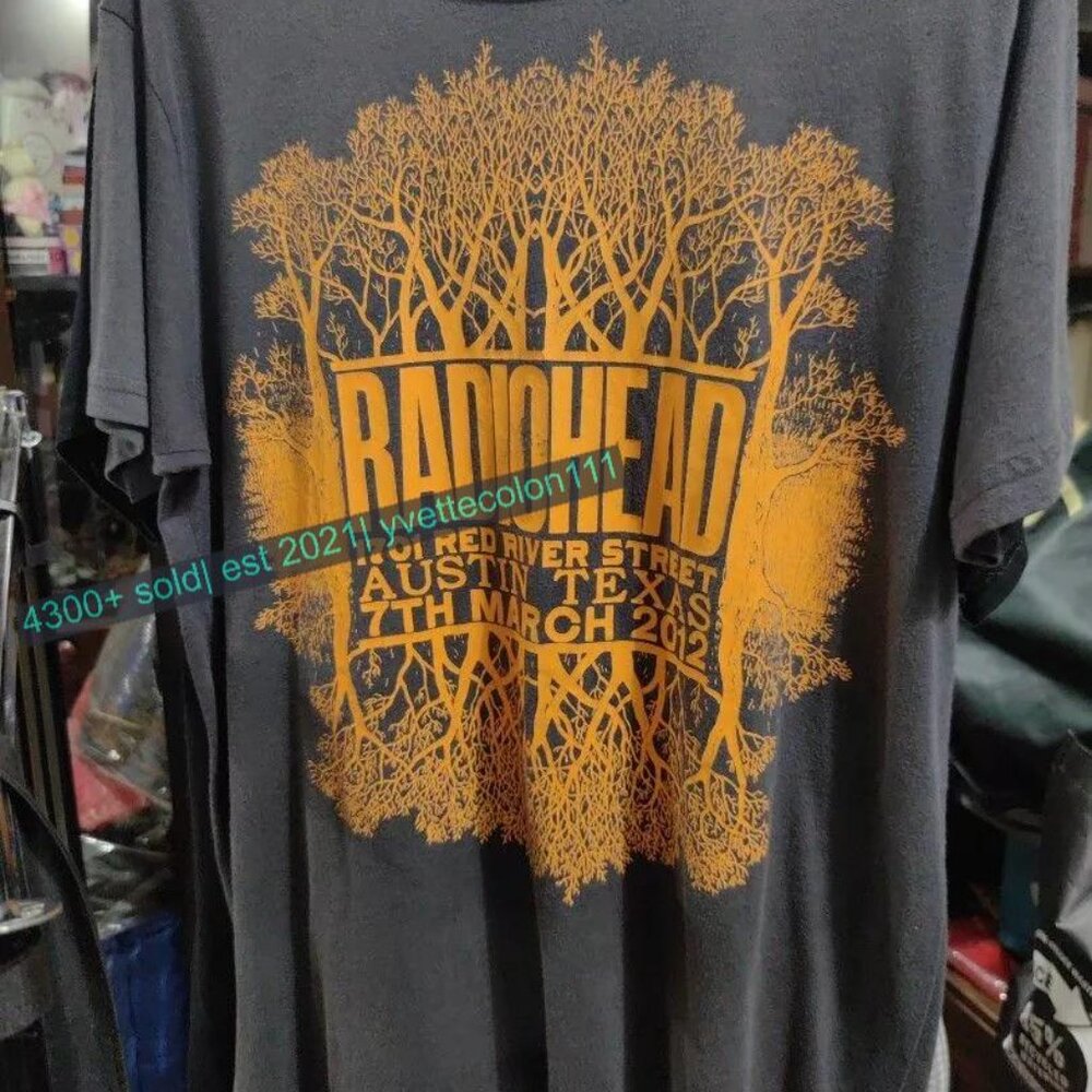 Radiohead Concert T-Shirt Austin Texas 03 07 2012